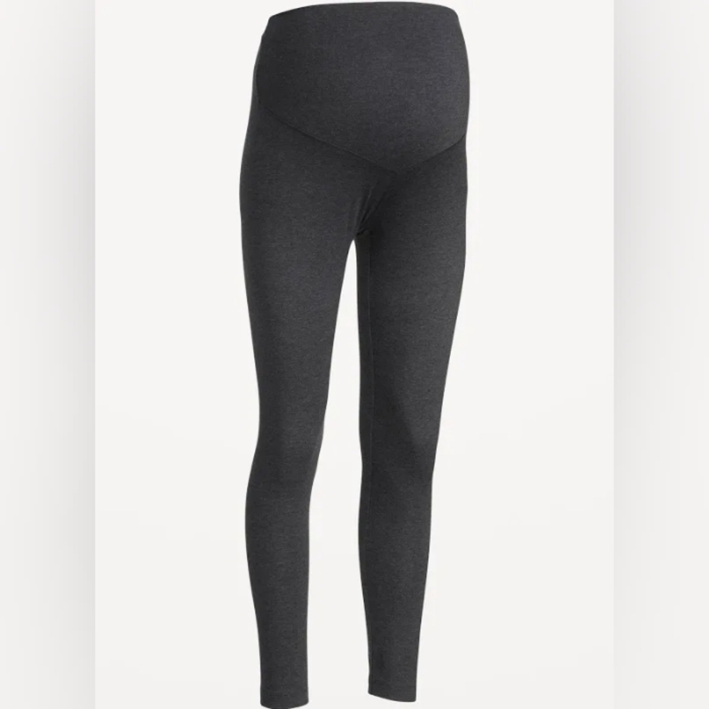 Old Navy Medium Dark Heather Maternity Leggings